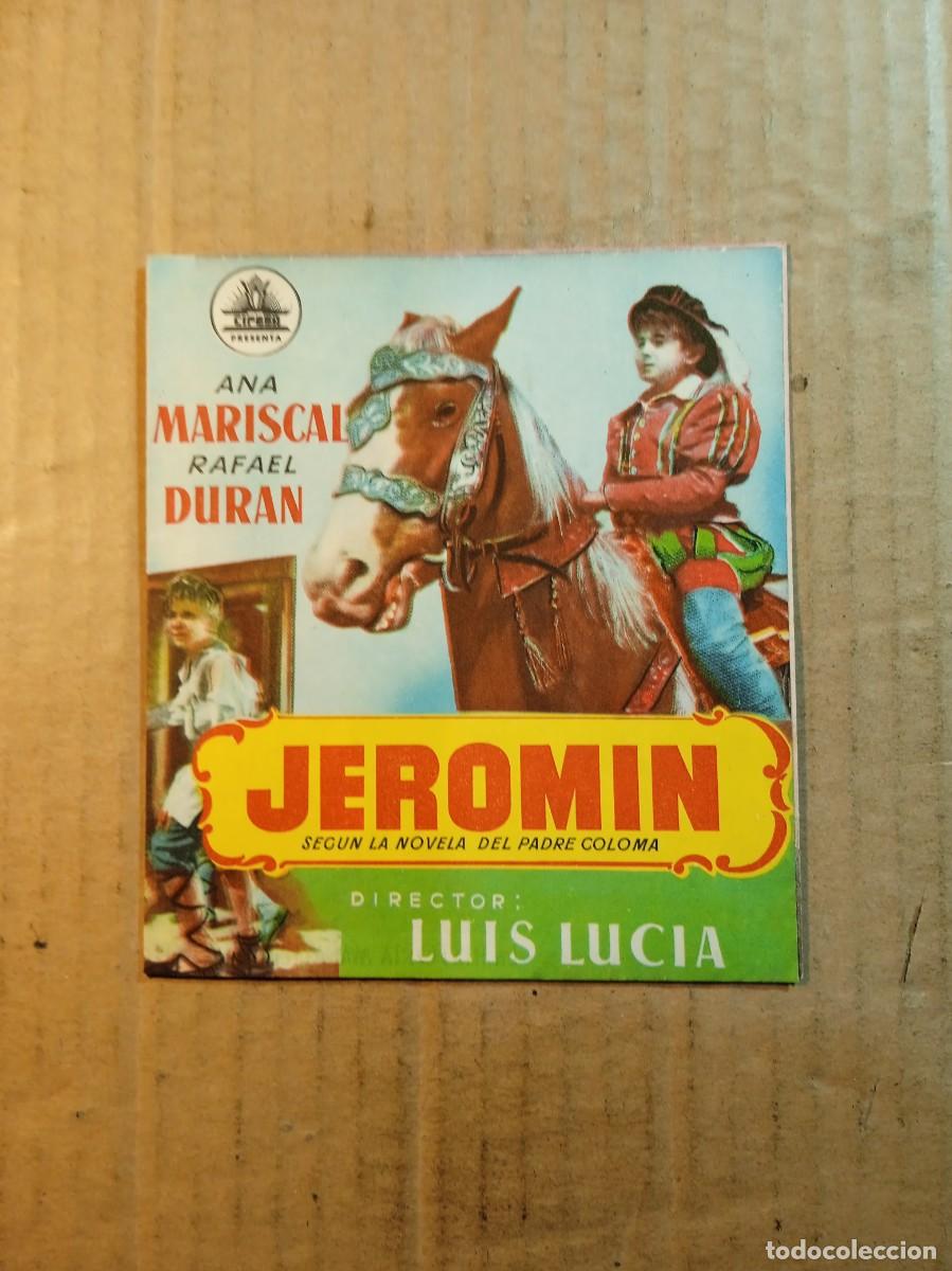  Flyers Publicitaires de films Anciens: FOLLETO DE MANO DOBLE DE LA PEL&Iacute;CULA JEROMIN