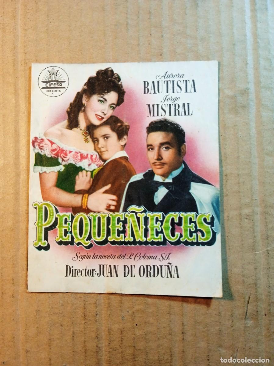  Flyers Publicitaires de films Anciens: FOLLETO DE MANO DOBLE DE LA PEL&Iacute;CULA PEQUE&Ntilde;ECES