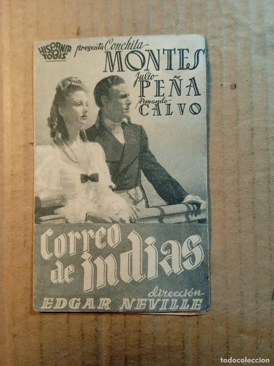 Cinema: FOLLETO DE MANO DOBLE DE LA PEL&Iacute;CULA CORREO DE INDIAS
