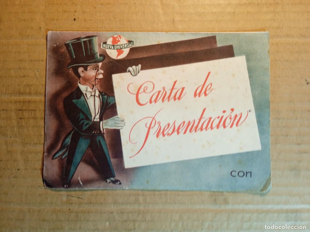 Cine: FOLLETO DE MANO DOBLE DE LA PEL&Iacute;CULA CARTA DE PRESENTACI&Oacute;N