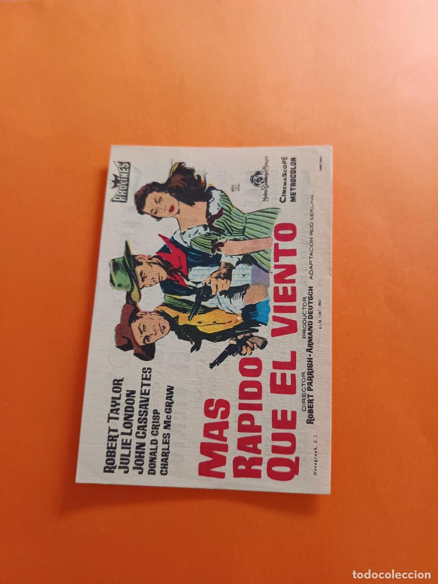 Kino: PROGRAMA DE CINE MAS RAPIDO QUE EL VIENTO ROBERT TAYLOR