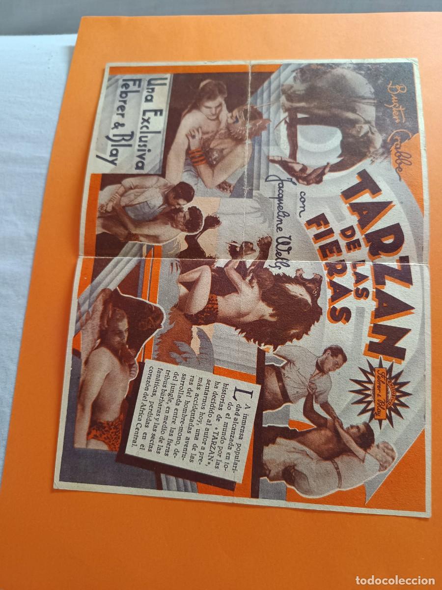 Cine: PROGRAMA DE CINE TARZAN DE LAS FIERAS BUSTER CRABBE - Foto 3