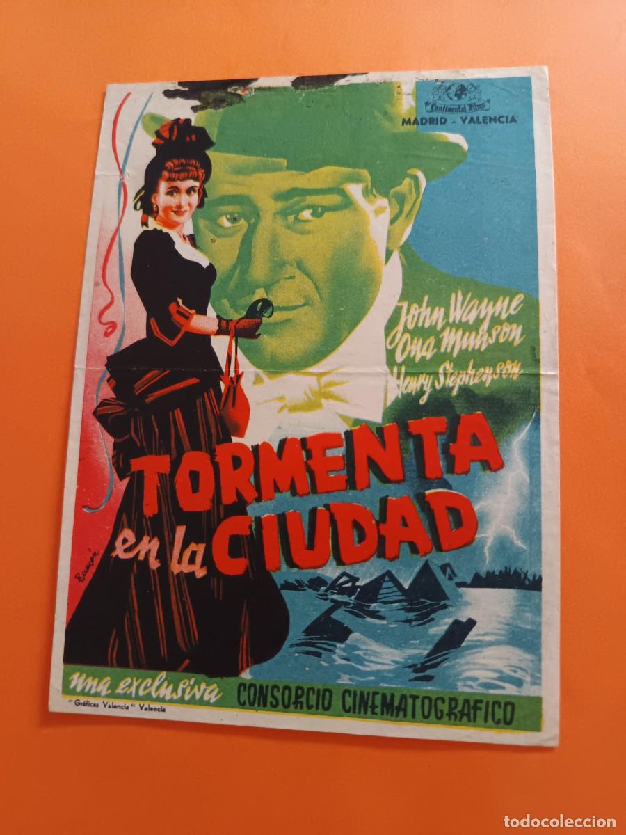 Cine: PROGRAMA DE CINE TORMENTA EN LA CIUDAD JOHN WAYNE - Foto 1