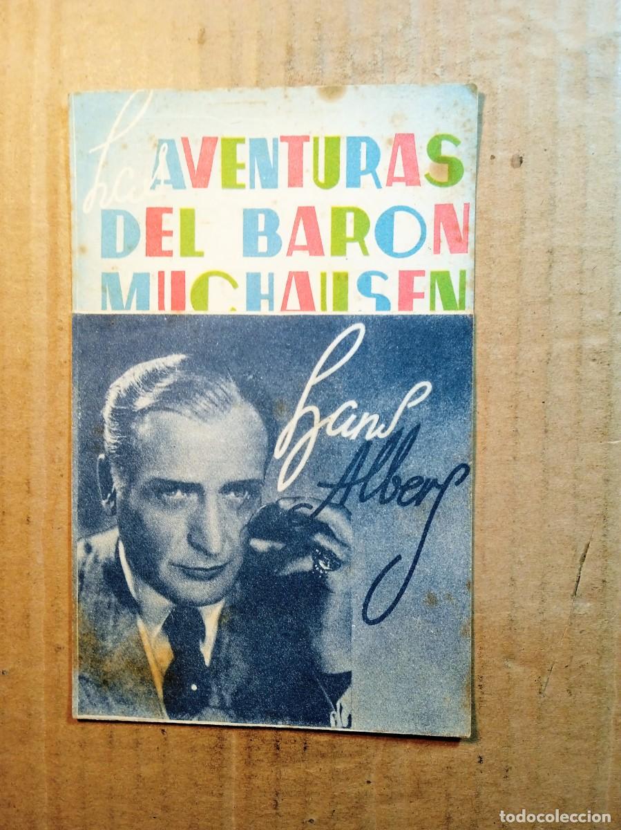 Cinema: FOLLETO DE MANO DOBLE DE LA PEL&Iacute;CULA LAS AVENTURAS DEL BAR&Oacute;N MUNCHAUSEN