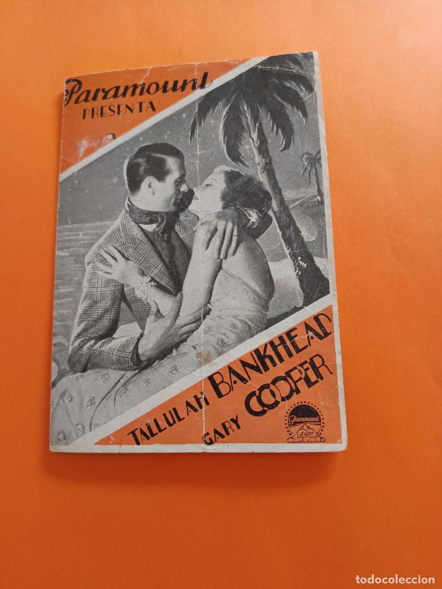  Foglietti di film di film antichi di cinema: PROGRAMA DE CINE ENTRE LA ESPADA Y LA PARED GARY COOPER