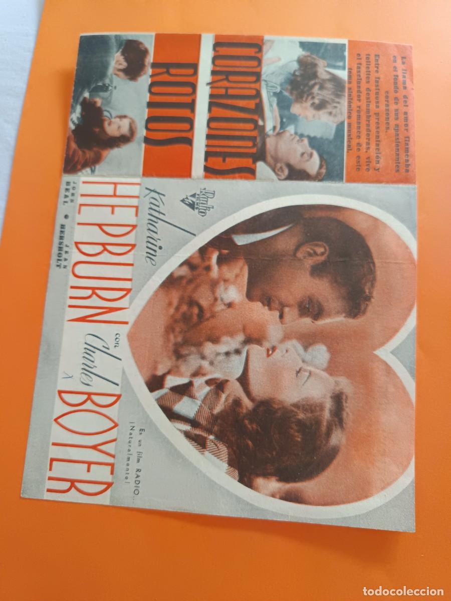 Cine: PROGRAMA DE CINE CORAZONES ROTOS KATHARINE HEPBURN CHARLES BOYER - Foto 3