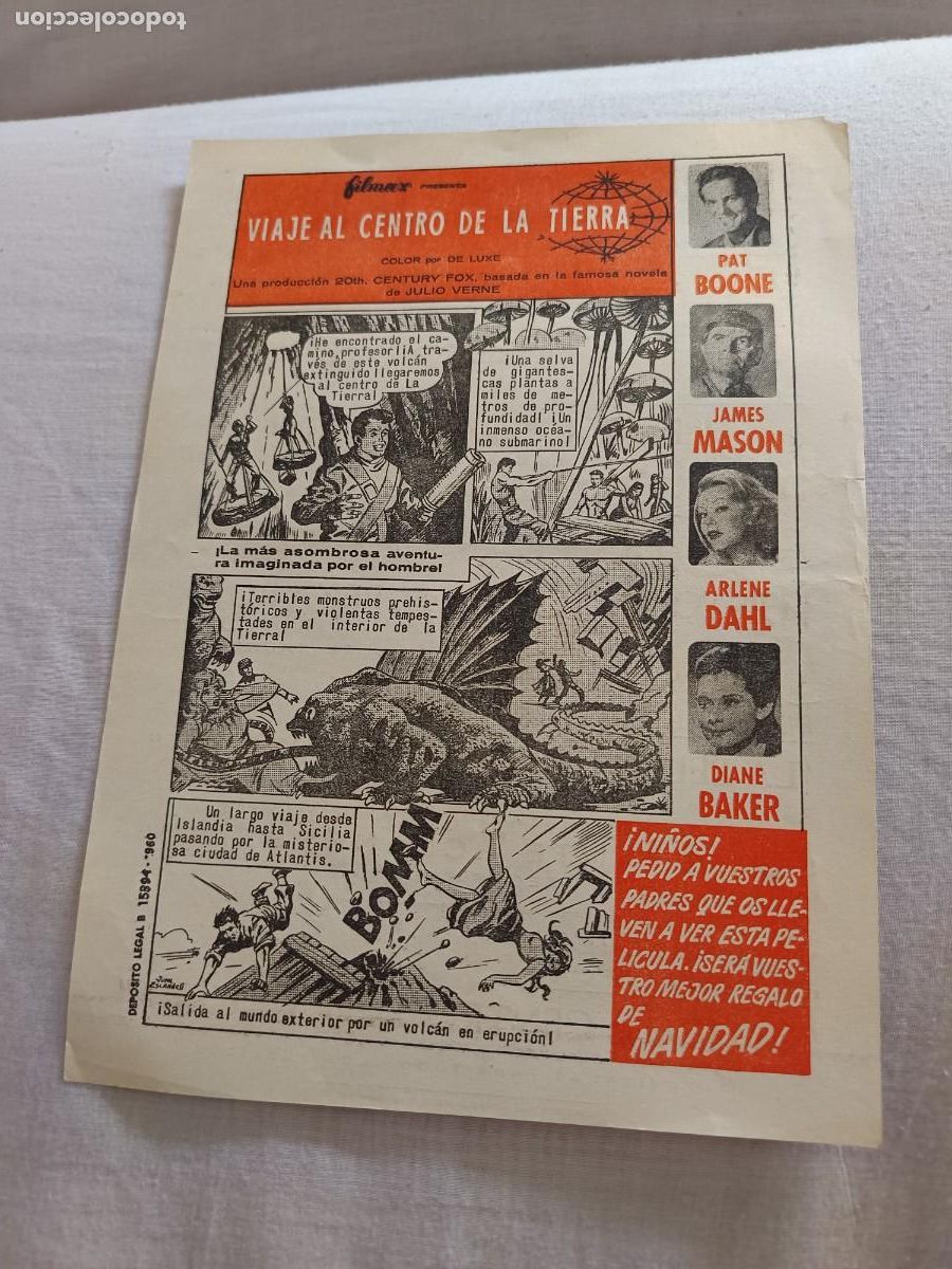 Cine: PROGRAMA DE CINE VIAJE AL CENTRO DE LA TIERRA JAMES MASON - Foto 3