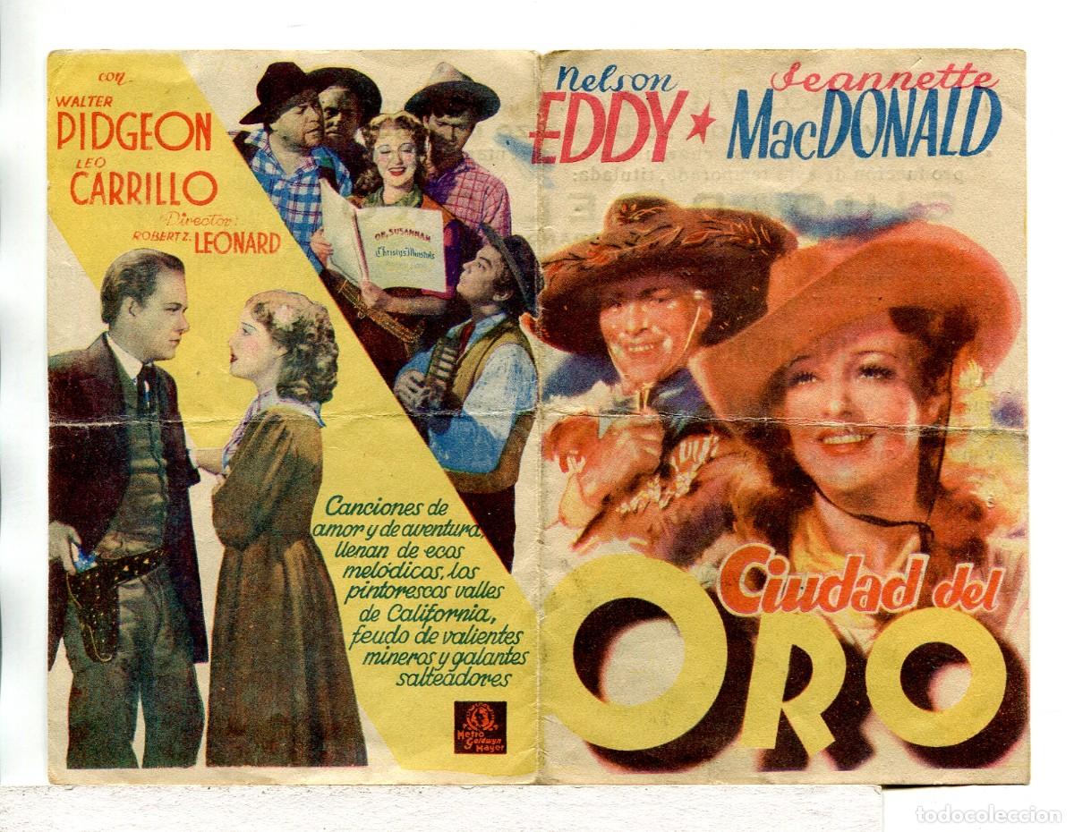 Cine: CIUDAD DEL ORIO, con Jeanette MacDonald.