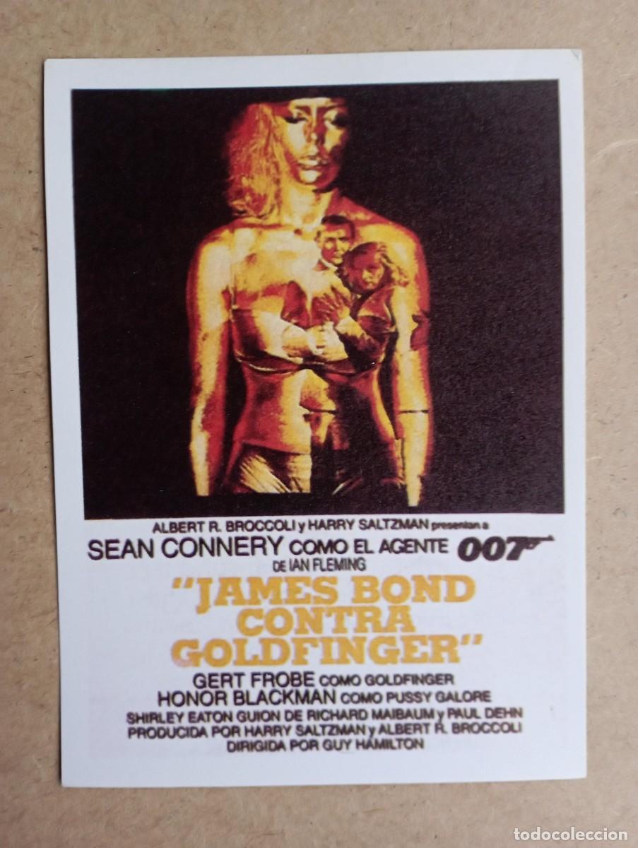 Cine: James Bond contra Goldfinger, folleto de cine, de mano