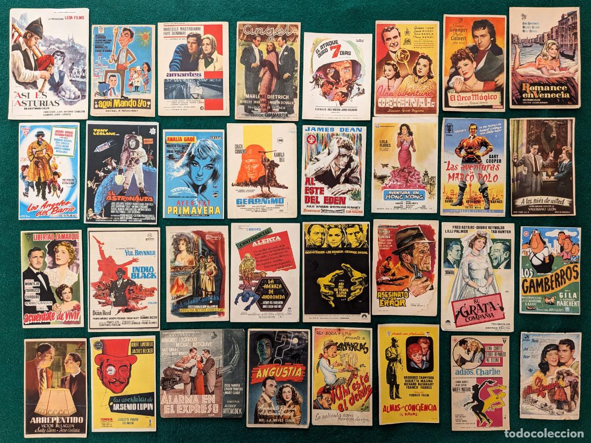 Cinema: RW LOTE 120 PROGRAMAS DE CINE PROGRAMA CINE FOLLETO DE MANO DIFERENTES VER FOTOS ADICIONALES LTC9