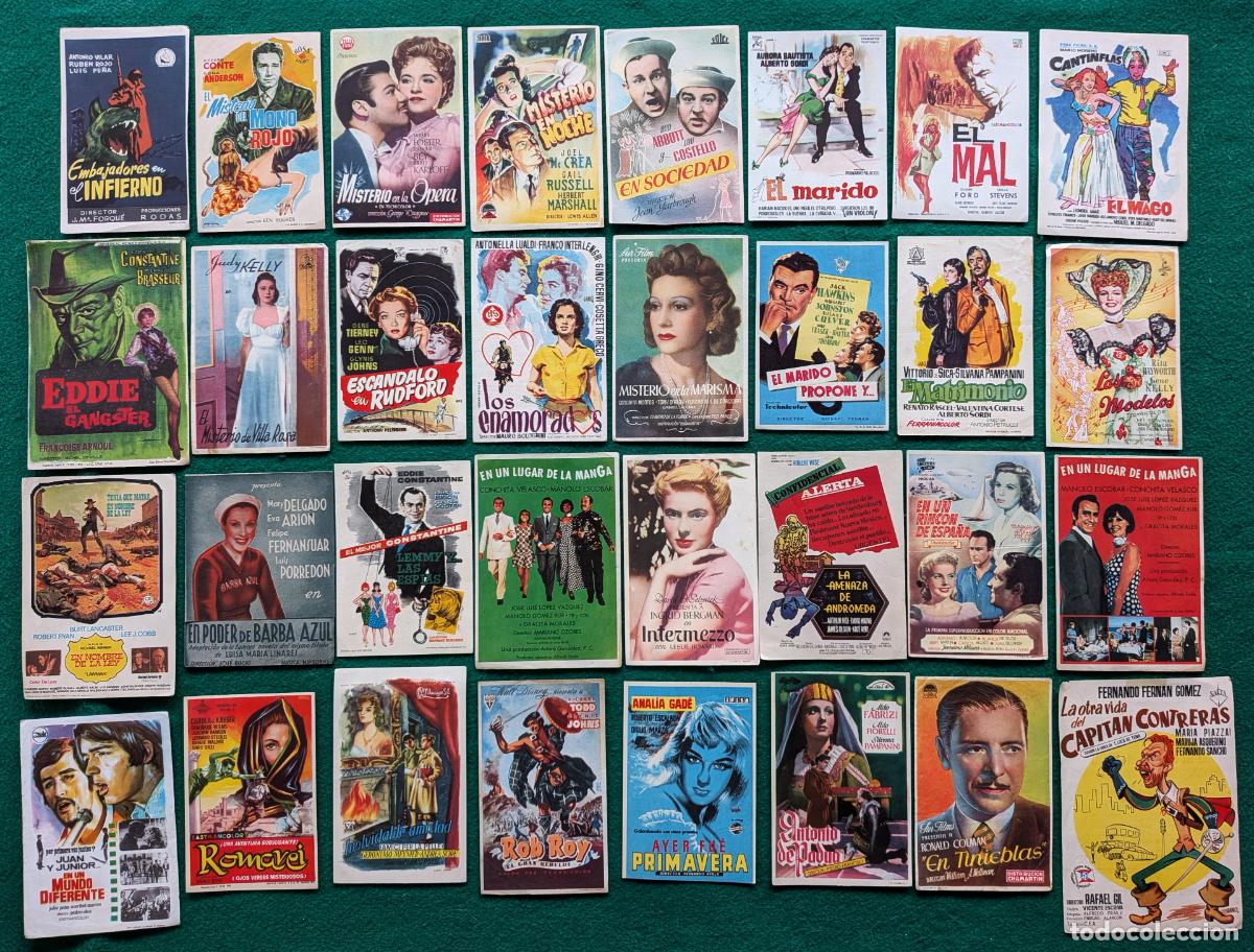 Cinema: RW LOTE 120 PROGRAMAS DE CINE PROGRAMA CINE FOLLETO DE MANO DIFERENTES VER FOTOS ADICIONALES LTC13