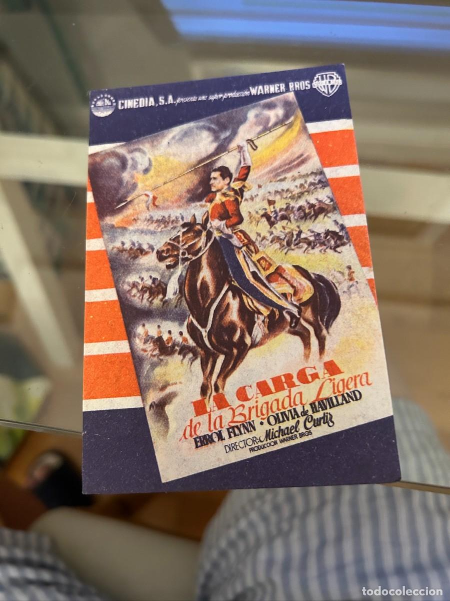 Cine: 1646 la carga de la brigada ligera cine maximo barcelona con publicidad buen estado