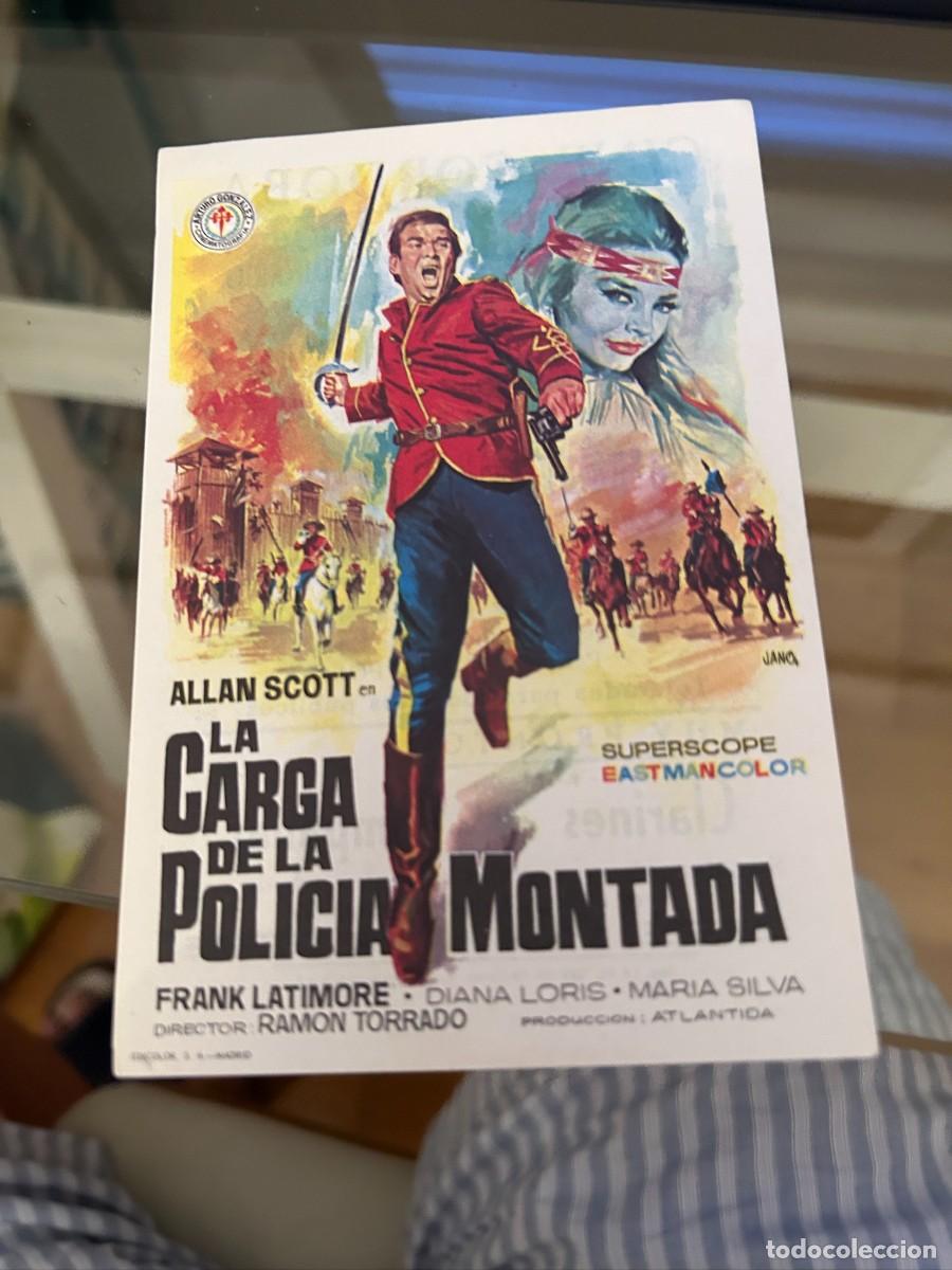 Cine: 1647 la carga de la policia montada cine cordoba puertollano con publicidad buen estado