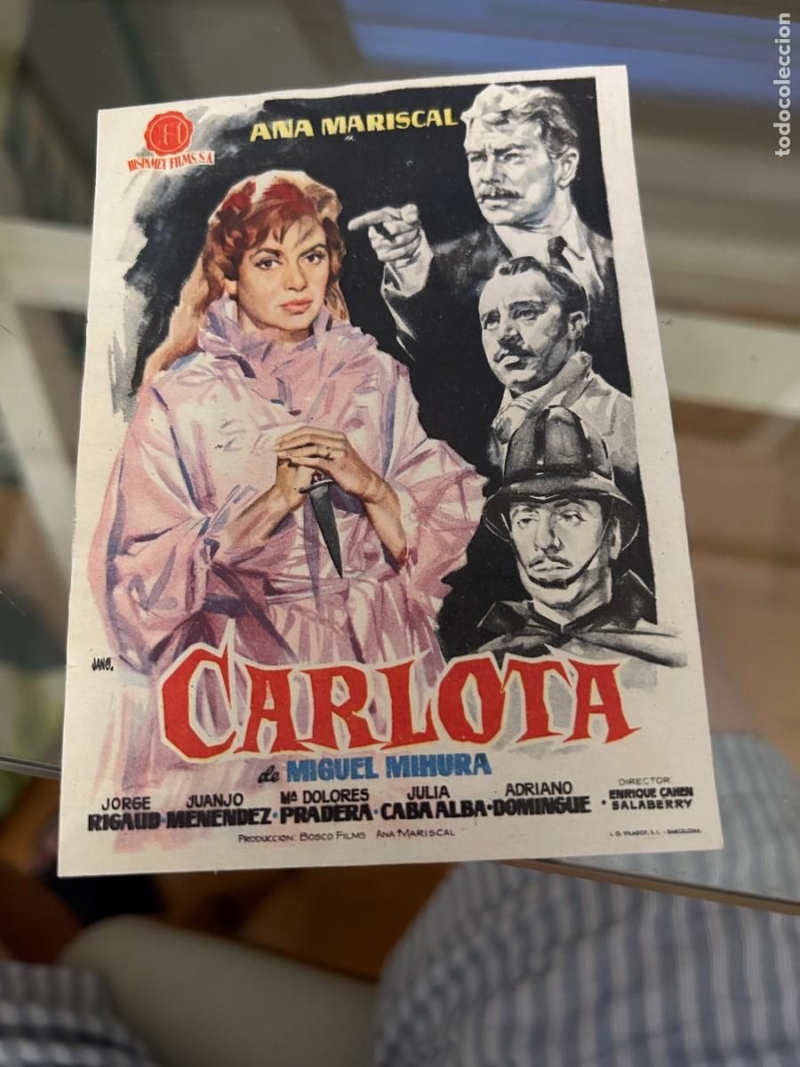 Kino: 1664 CARLOTA ANA MARISCAL NUEVO SIN PUBLICIDAD BUEN ESTADO