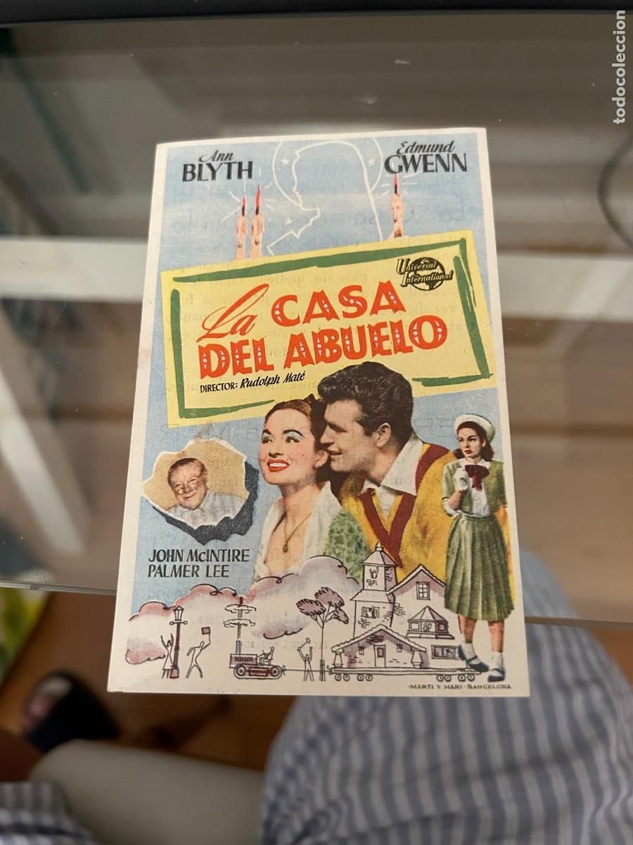 Cine: 1704 LA CASA DEL ABUELO CINE MUNDIAL Y CENTRO NACIONAL IGUALADA CON PUBLICIDAD BUEN ESTADO