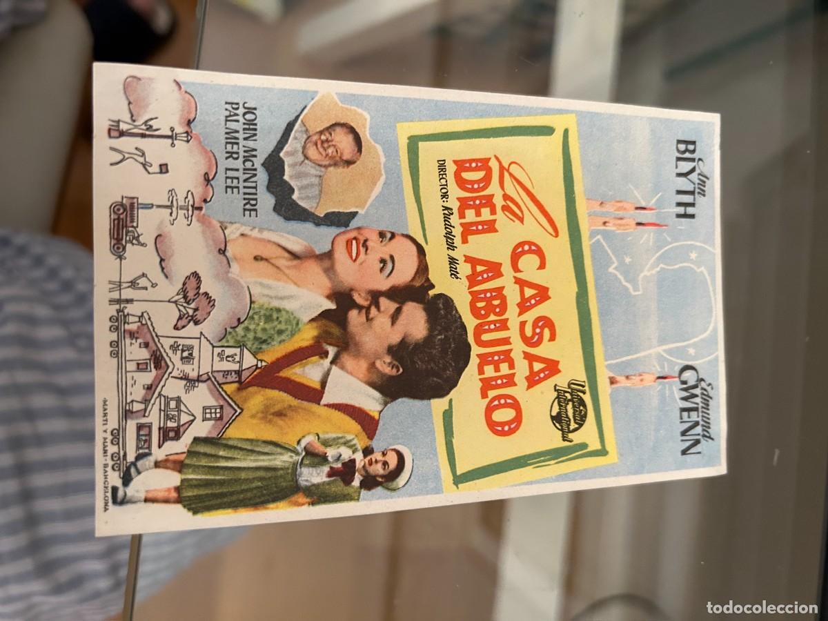 Cine: 1705 LA CASA DEL ABUELO SIN PUBLICIDAD BUEN ESTADO