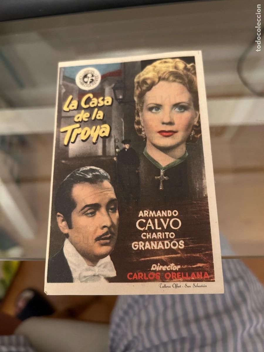 Cine: 1719 la casa de troya cine pelayo barcelona con publicidad buen estado