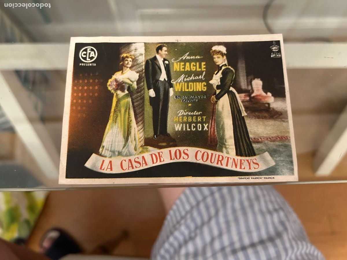 Cine: 1723 la casa de los courtneys ideal cinema bilbao con publicidad buen estado