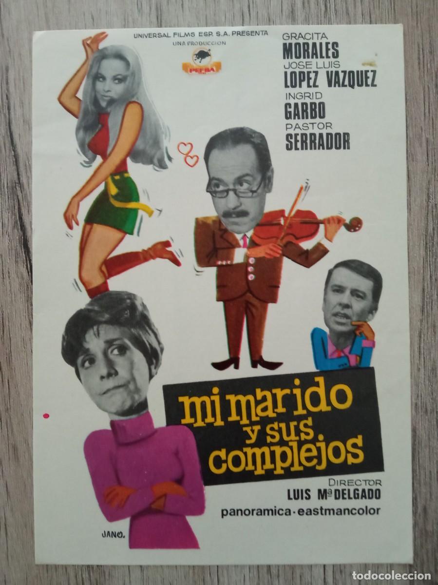 Cine: MI MARIDO Y SUS COMPLEJOS, GRACITA MORALES, JOS&Eacute; LUIS LOPEZ VAZQUEZ