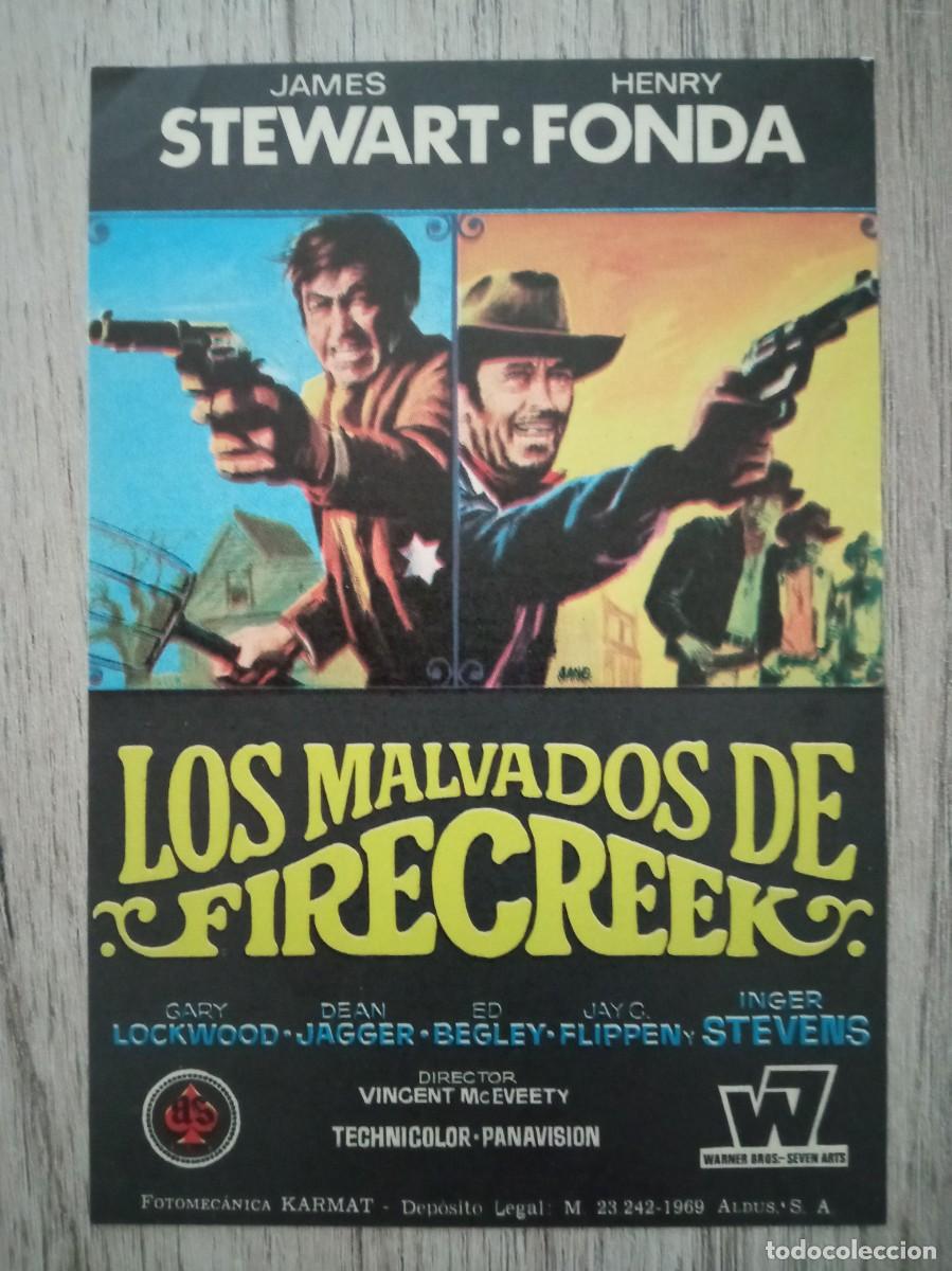 Cine: LOS MALVADOS DE FIRECREEK, JAMES STEWART, HENRY FONDA