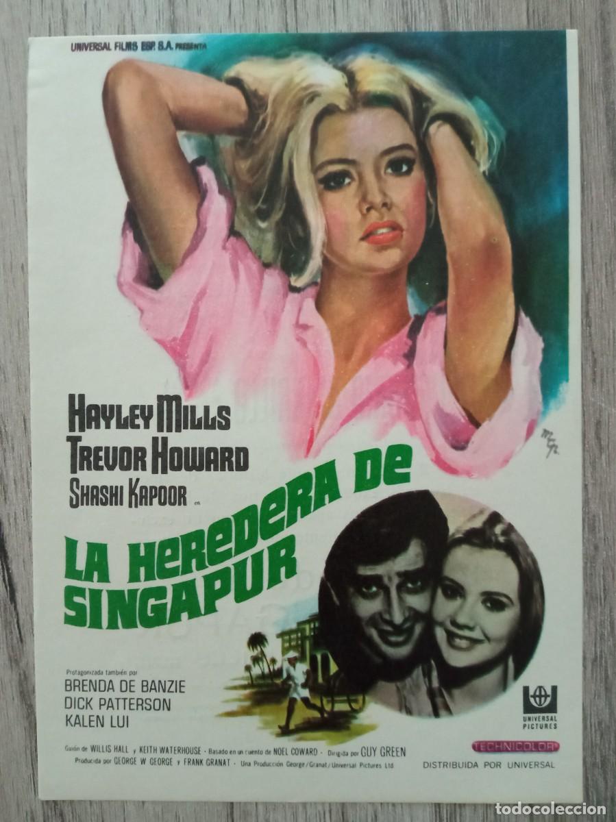 Cine: LA HEREDERA DE SINGAPUR, HAYLEY MILLS, TEATRO CIRCO, ORIHUELA