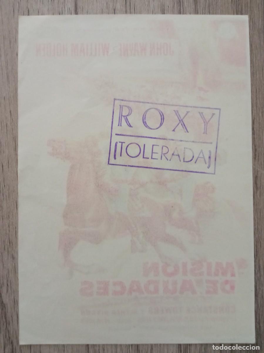 Cine: MISI&Oacute;N DE AUDACES, JOHN WAYNE, CINE ROXY - Foto 2