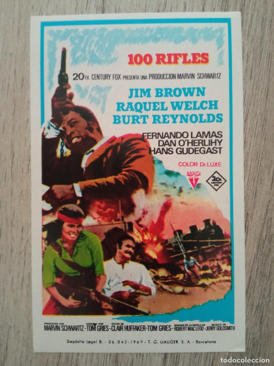Cine: 100 RIFLES, JIM BROWN, RAQUEL WELCH, BURT REYNOLDS