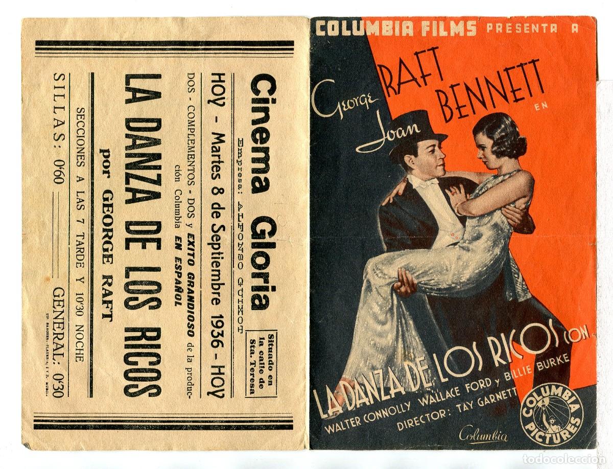Cine: LA DANZA DE LOS RICOS, con George Raft.