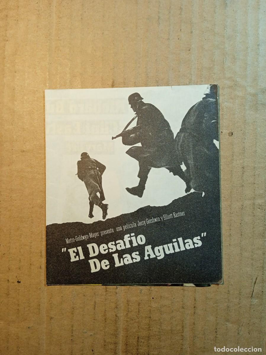 Cinema: FOLLETO DE MANO DOBLE DE LA PEL&Iacute;CULA EL DESAF&Iacute;O DE LAS AGUILAS
