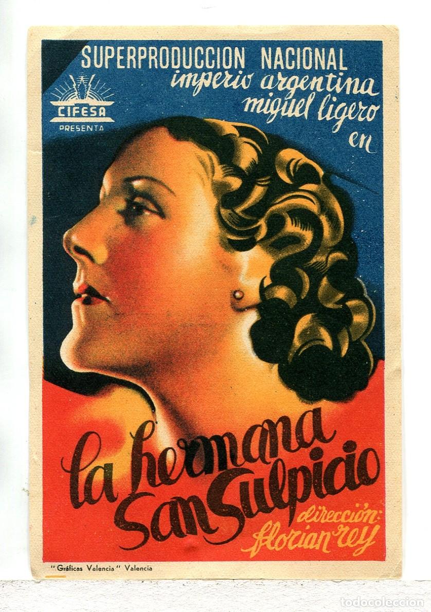 Cinema: LA HERMANA SAN SUPLICIO, con Imperio Argentina.