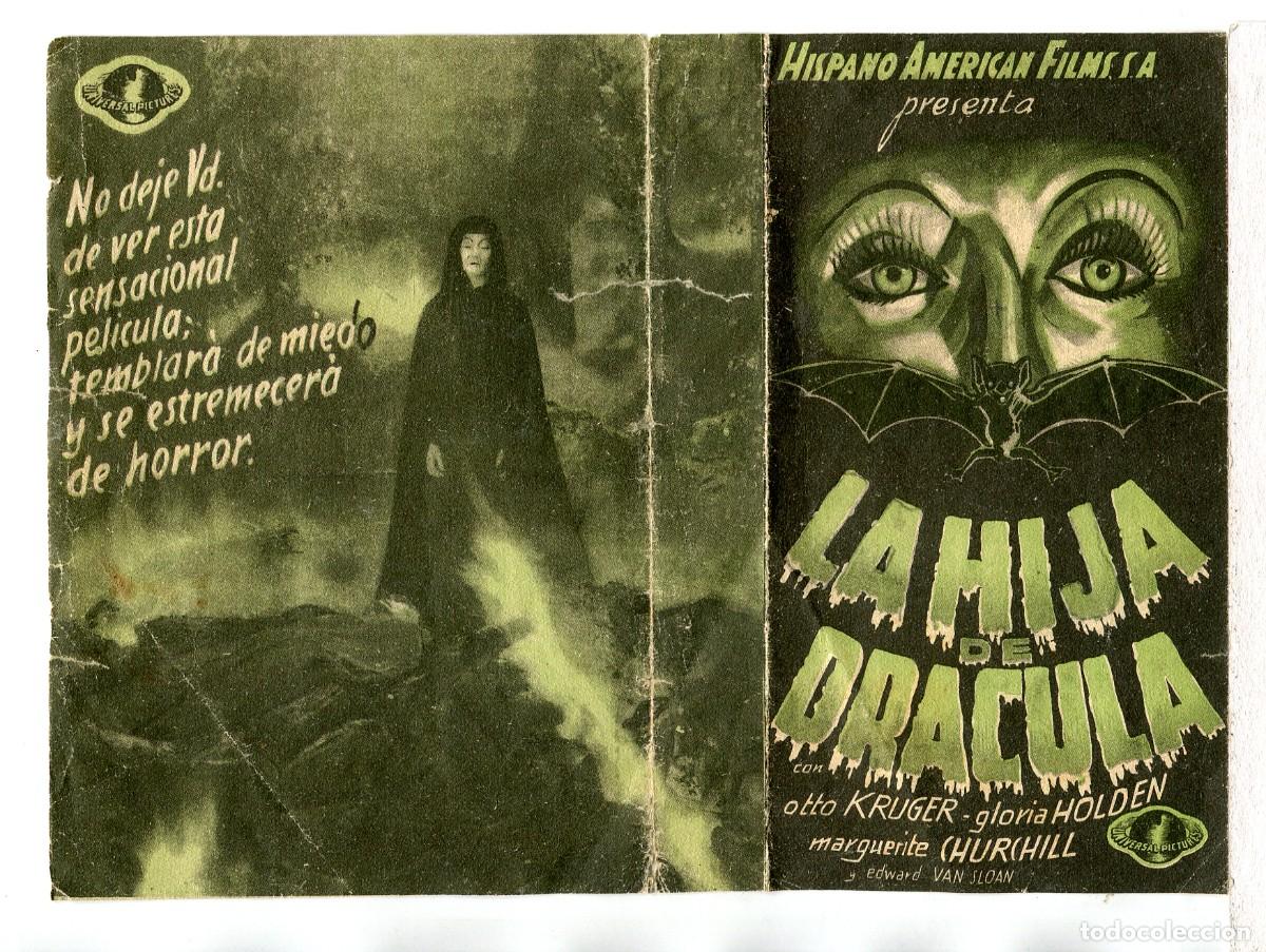 Cine: LA HIJA DE DR&Aacute;CULA, con Otto Kruger. - Foto 1