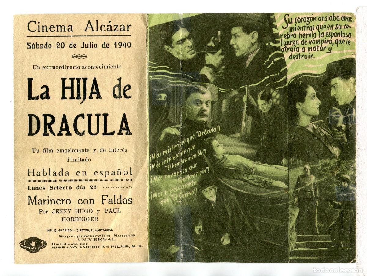 Cine: LA HIJA DE DR&Aacute;CULA, con Otto Kruger. - Foto 2