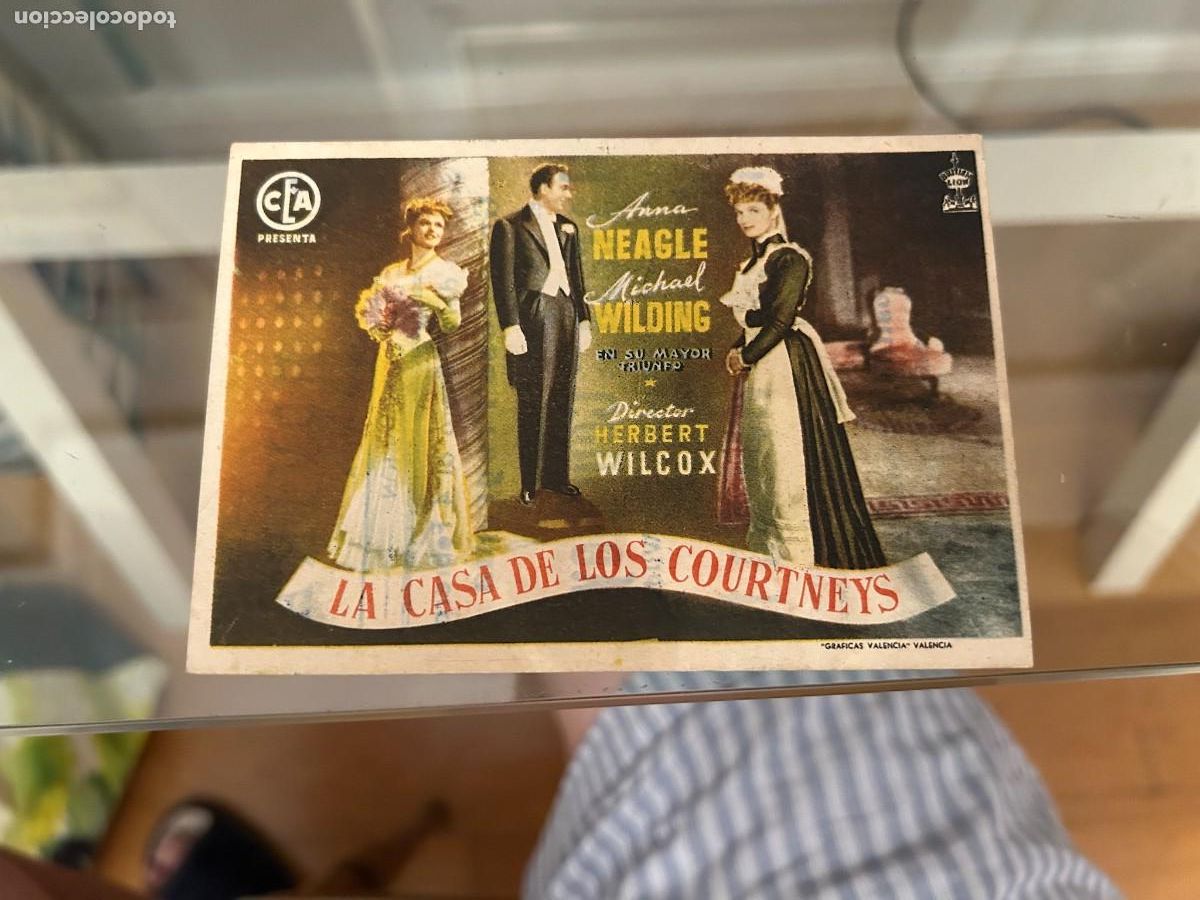 Cine: 1724 la casa de los courtneys cine rovira mallorca nuevo con publiidad buen estado