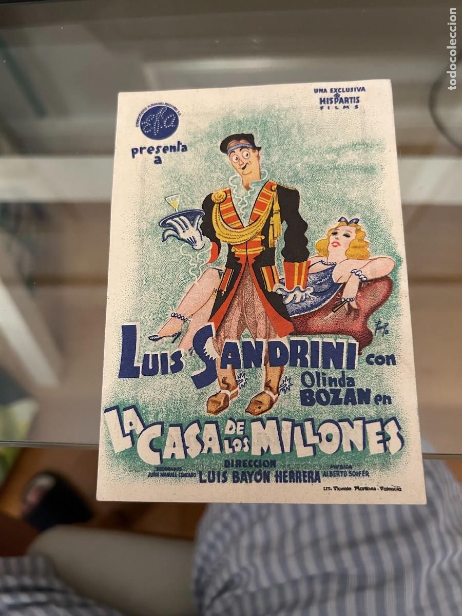 Cine: 1727 la casa de los millones cine filarmonica bilbao con publicdad buen estado