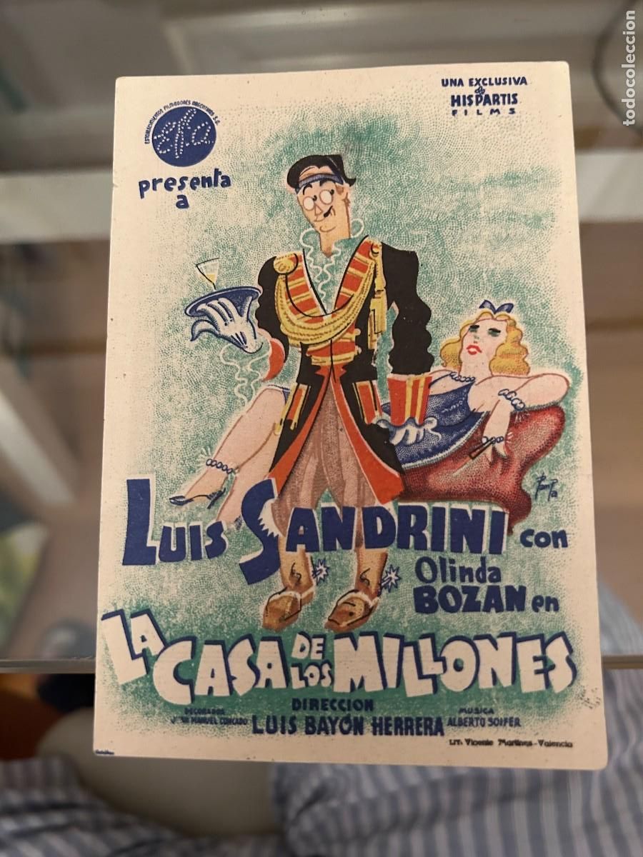 Cine: 1728 la casa de los millones salon teatro santiago con publicidad buen estado