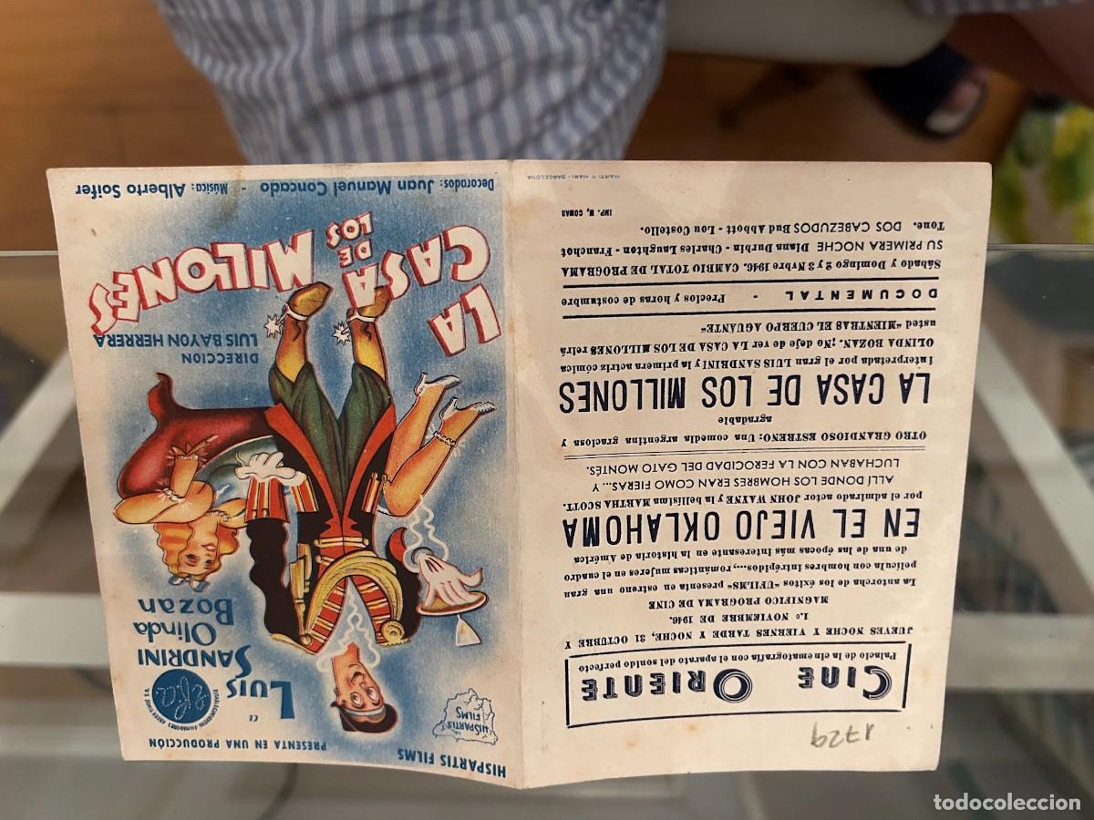 Cine: 1729 la casa de los millones doble cine oriente con publicidad buen estado