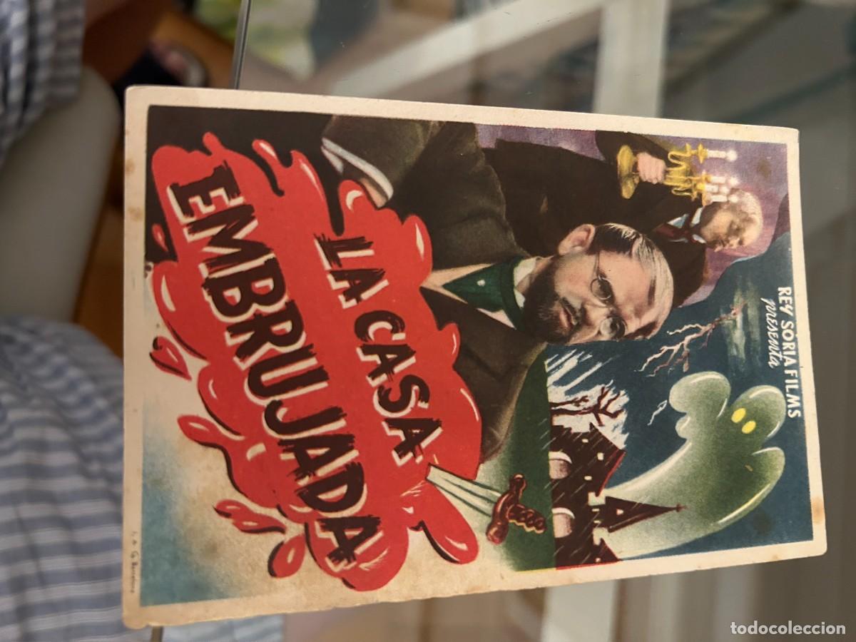 Cine: 1739 LA CASA EMBRUJADA PUBLICIDAD DE PELICULA BUEN ESTADO