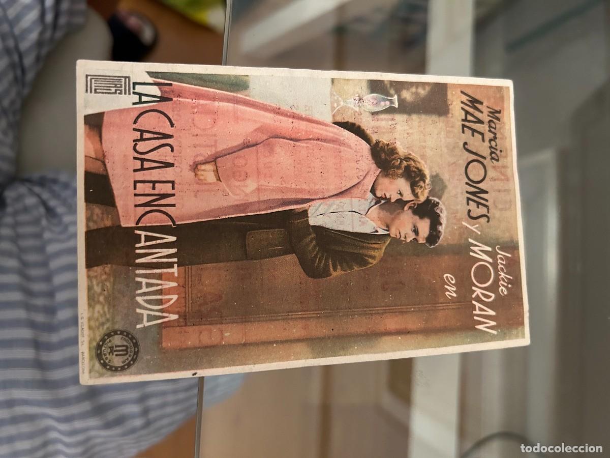 Cine: 1743 LA CASA ENCANTADA IDEAL CINEMA ESTELLA NAVARRA CON PUBLICIDAD BUEN ESTADO