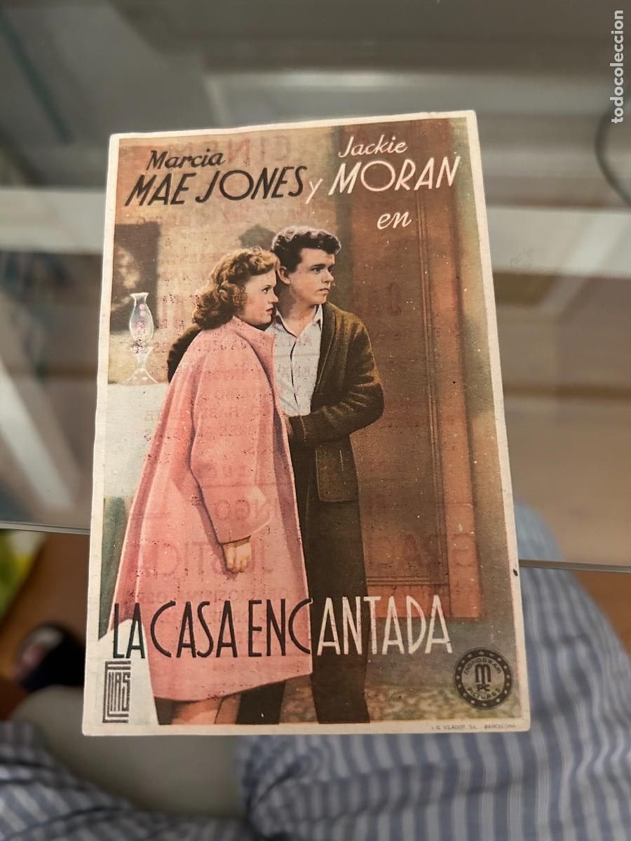 Cine: 1743 LA CASA ENCANTADA IDEAL CINEMA ESTELLA NAVARRA CON PUBLICIDAD BUEN ESTADO