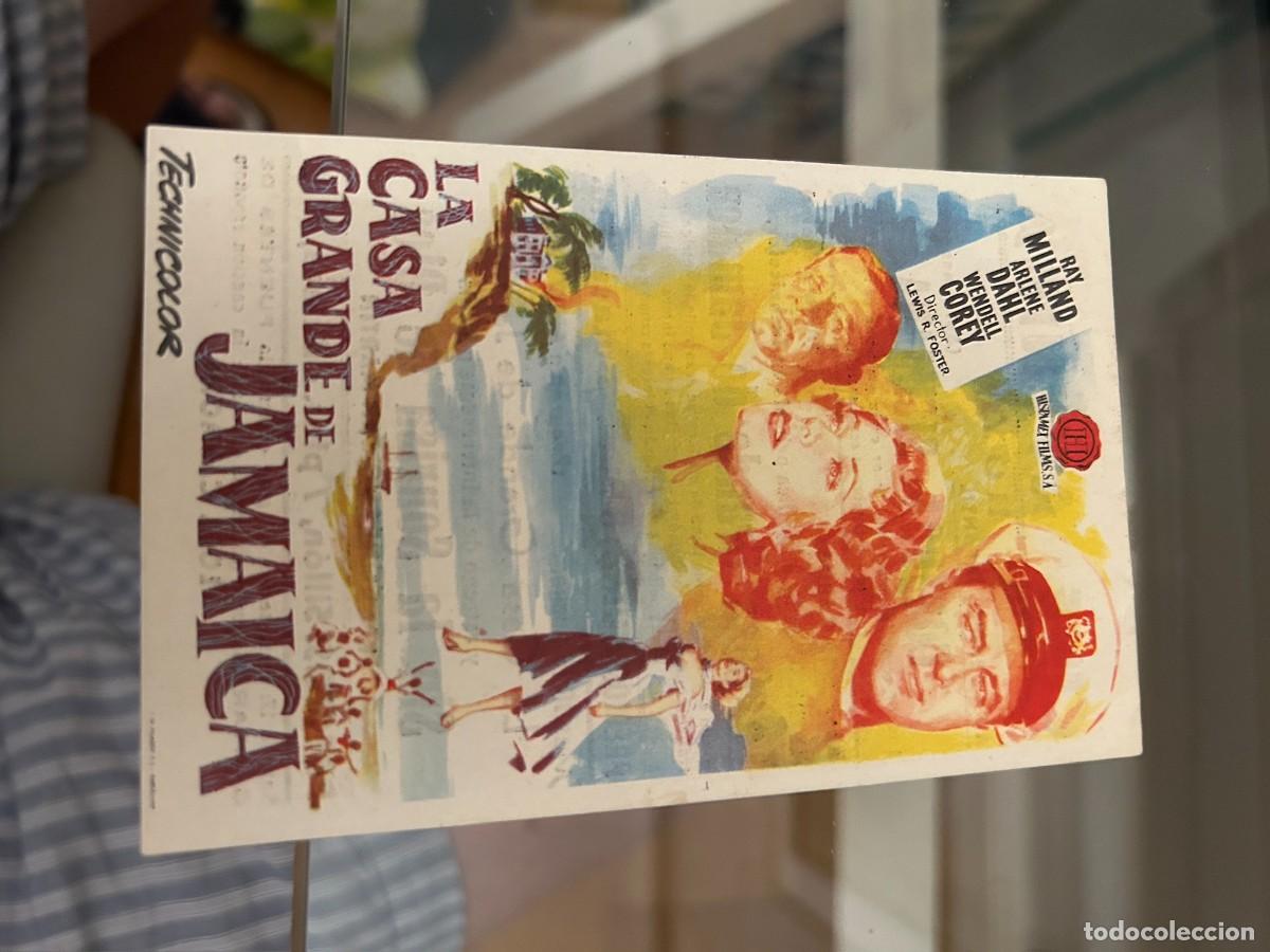 Cine: 1745 LA CASA GRANDE DE JAMAICA CINE AVENIDA CON PUBLICIDAD BUEN ESTADO