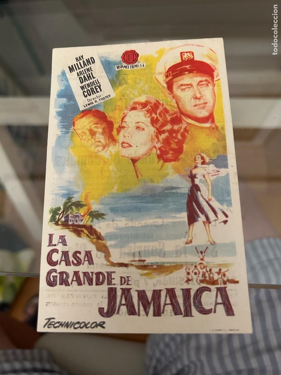 Cine: 1745 LA CASA GRANDE DE JAMAICA CINE AVENIDA CON PUBLICIDAD BUEN ESTADO