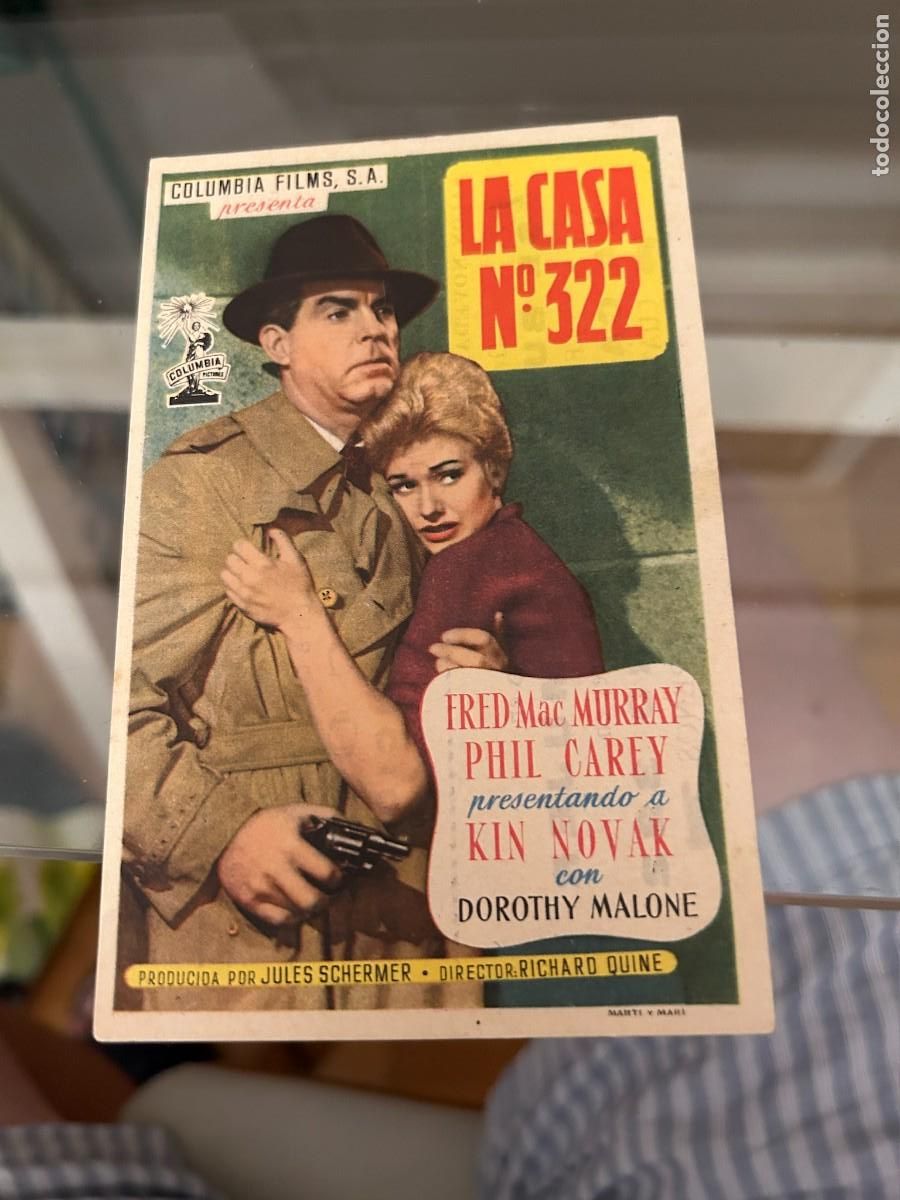 Cine: 1749 LA CASA N&ordm; 322CINE RIACHO Y TEATRO CIRCO ORIHUELA CON PUBLICIDAD BUEN ESTADO