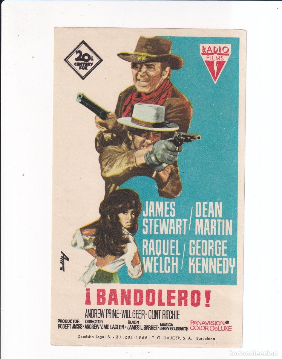Cine: BANDOLERO : JAMES STEWART .- SIN PUBLICIDAD
