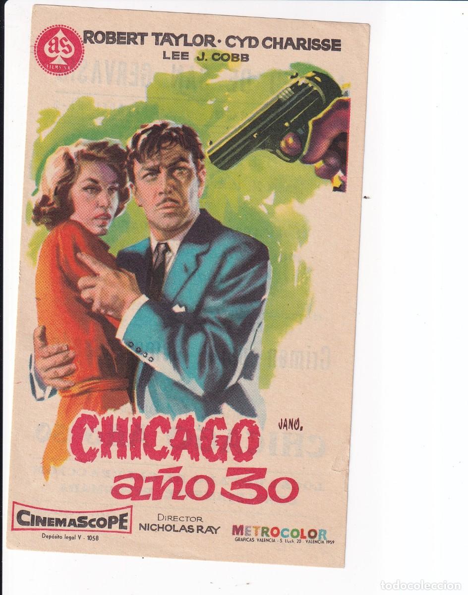 Cine: CHICAGO A&Ntilde;O 30: ROBERT TAYLOR .- CON PUBLICIDAD