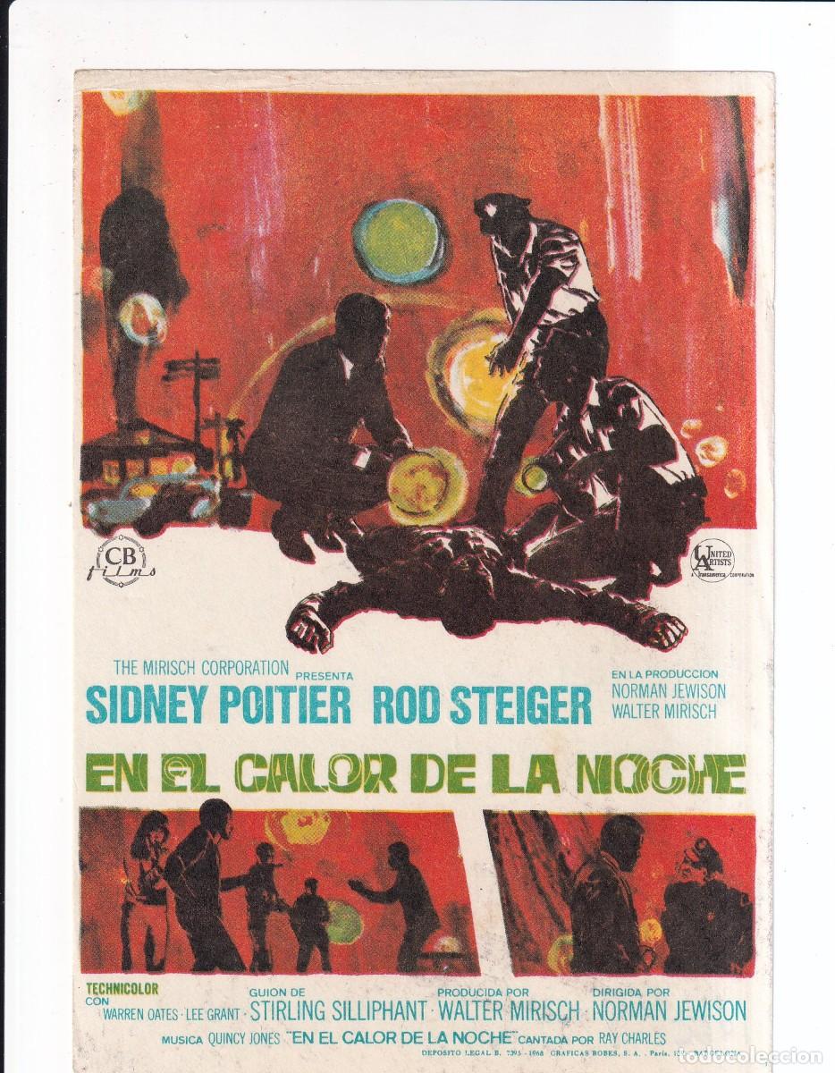 Cine: EN EL CALOR DE LA NOCHE : SIDNEY POITIER .- SIN PUBLICIDAD