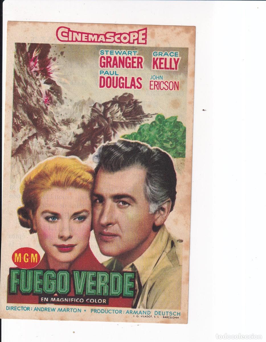 Cine: FUEGO VERDE : STEWART GRANGER .- CON PUBLICIDAD