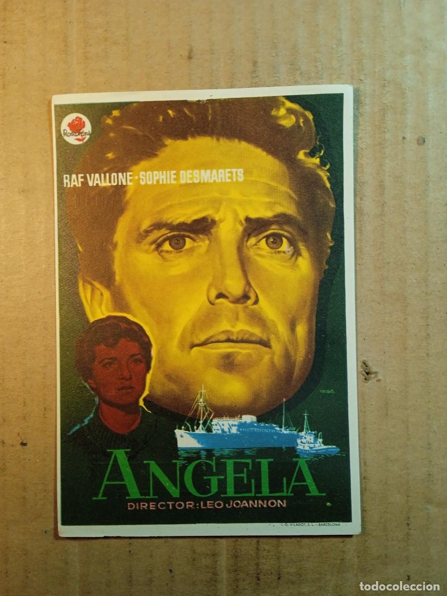  Foglietti di film di film antichi di cinema: FOLLETO DE MANO CON PUBLICIDAD ANGELA