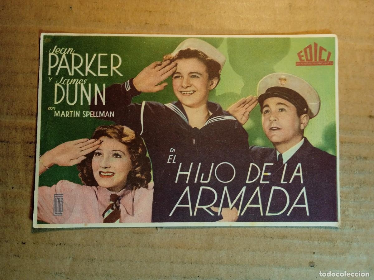Cine: FOLLETO DE MANO CON PUBLICIDAD EL HIJO DE LA ARMADA