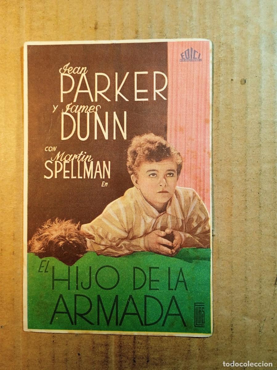 Kino: FOLLETO DE MANO CON PUBLICIDAD EL HIJO DE LA ARMADA