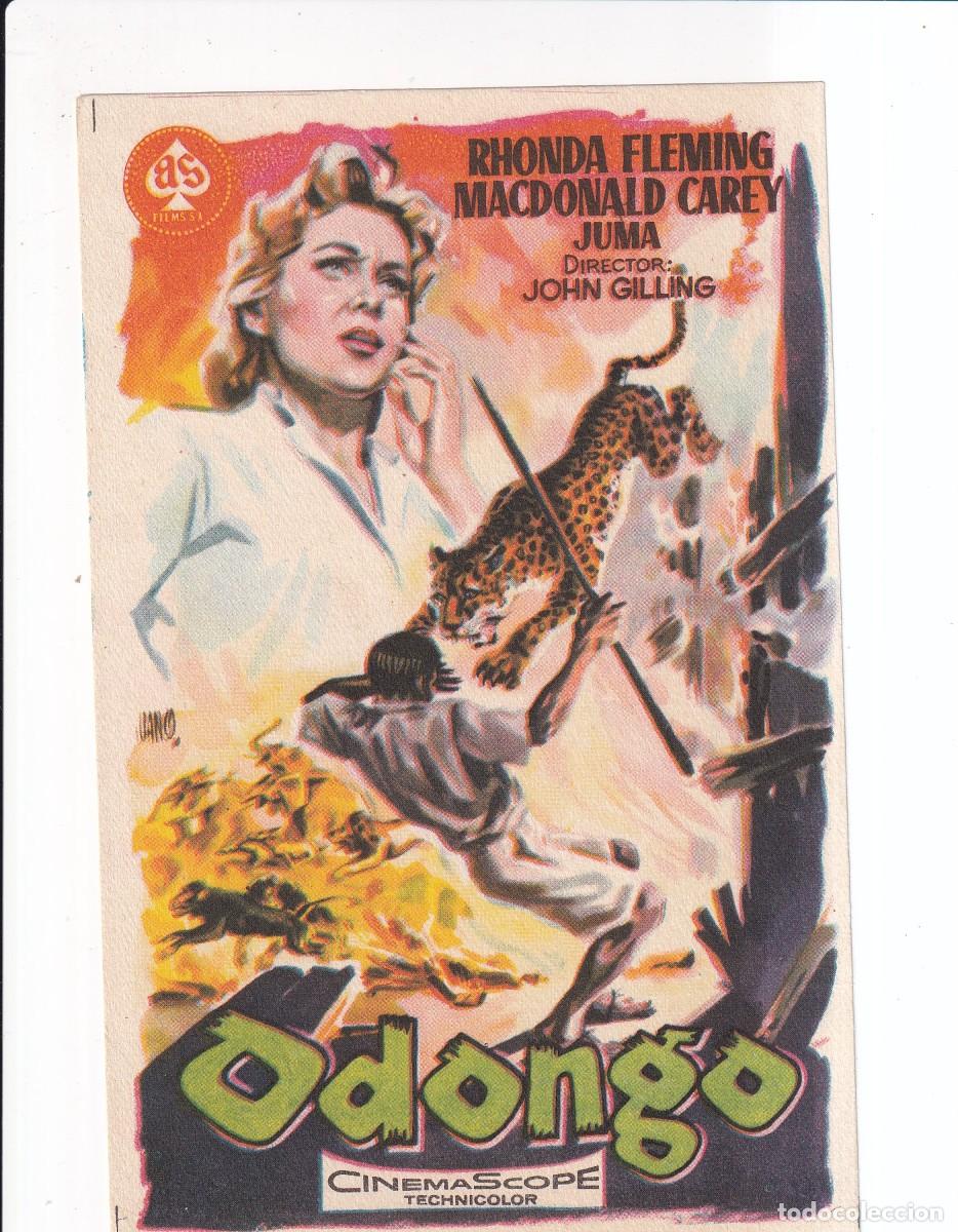 Cine: ODONGO : RHONDA FLEMING .- SIN PUBLICIDAD